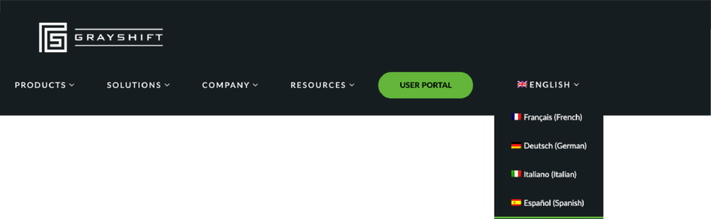 Grayshift.com is now available in more languages.