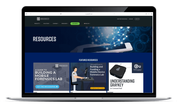 The Grayshift Resource Center features the assets you need to expand your knowledge of Grayshift solutions and get results.